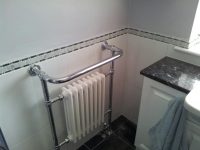 victorian style towel rail